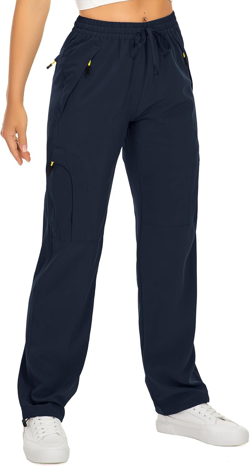 Womens Hiking Pants Quick Dry Lightweight Travel Cargo Pants