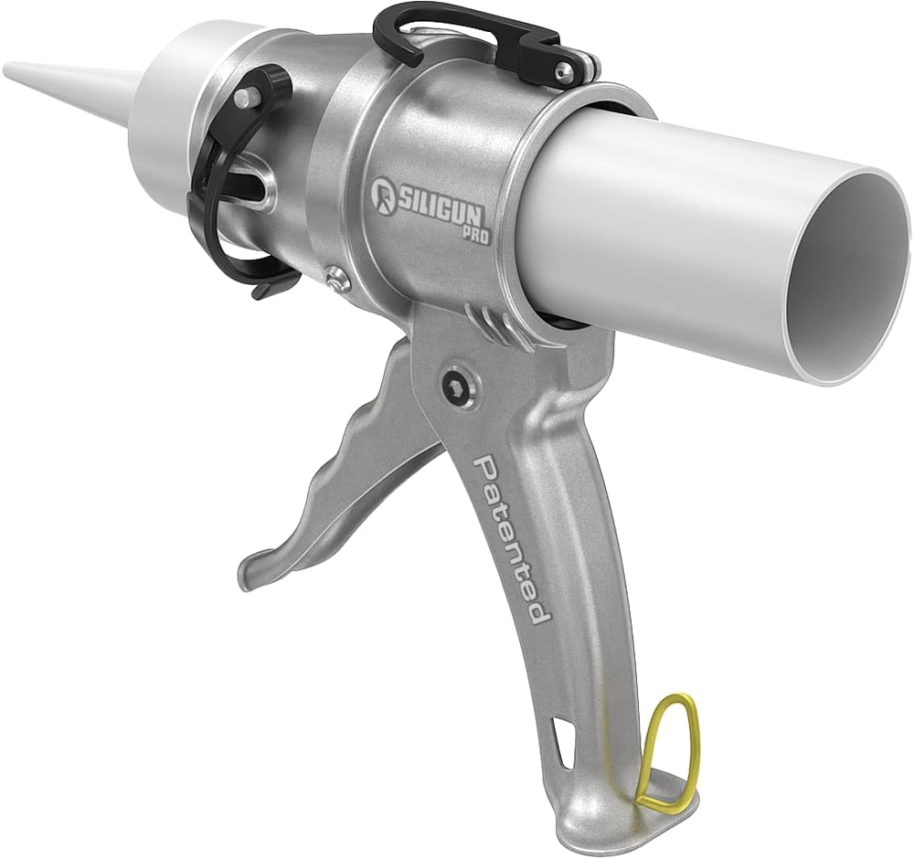 SILIGUN PRO Compact Caulking Gun - Lightweight & No Drip Design