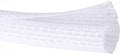 50ft 1 in White Cable Sleeve Split Wire Loom Tubing - Pet Chew