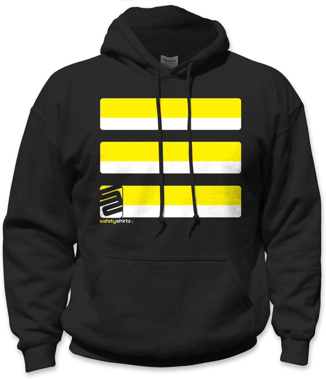 High Visibility Hooded Sweatshirt for Big & Tall Men