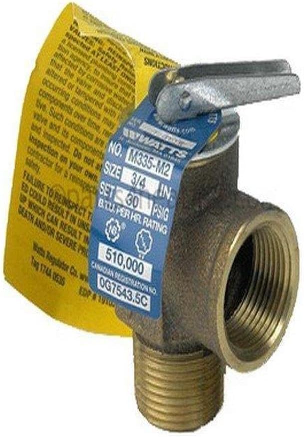 Watts Regulator 0342692 Boiler Relief Valve 3/4in 30Psi Review