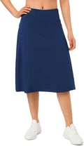 Women's Knee Length Skorts with Pockets for Active Lifestyle