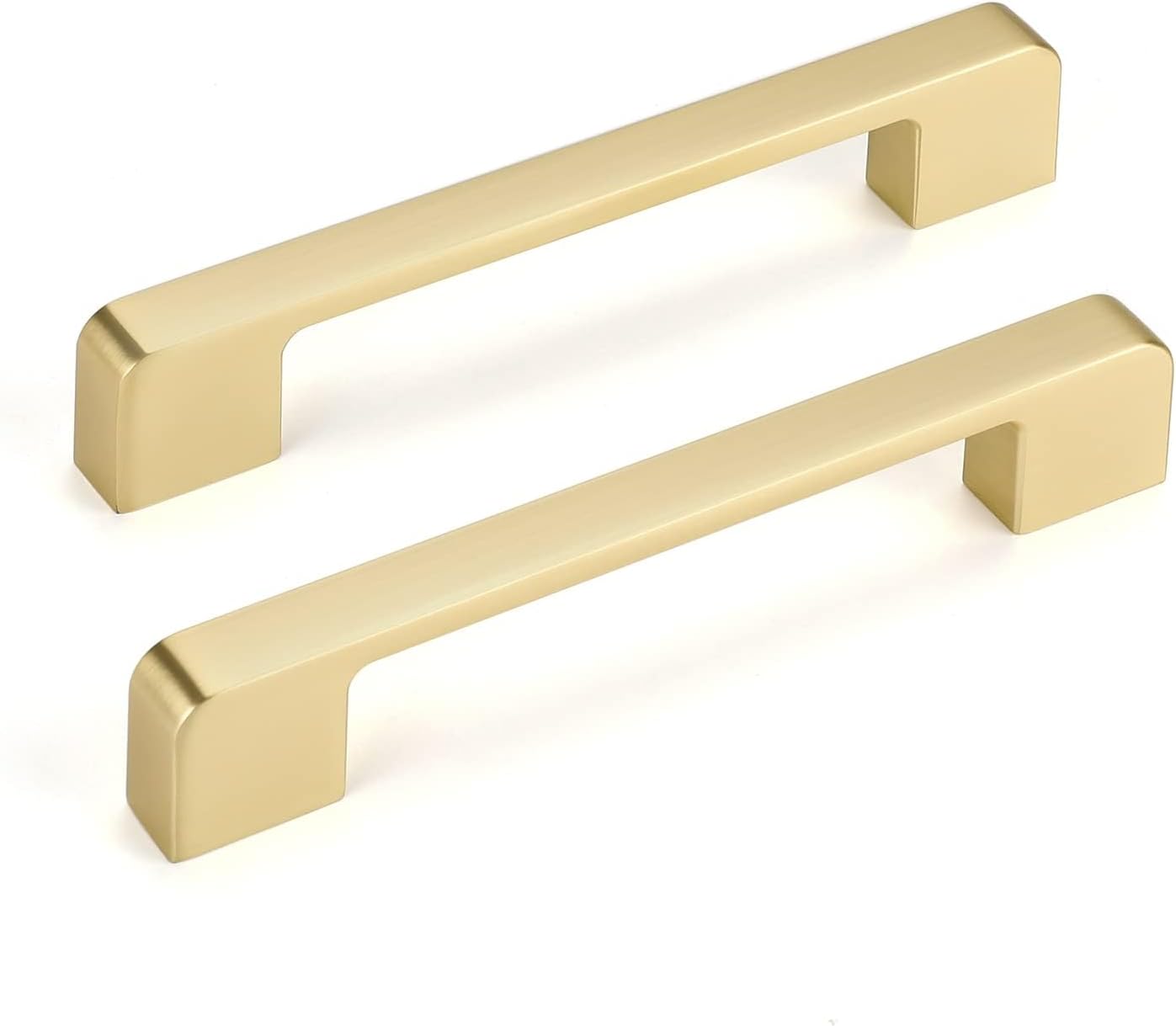 15 Pack 5 Inch Brushed Gold Cabinet Pulls for Modern Kitchens