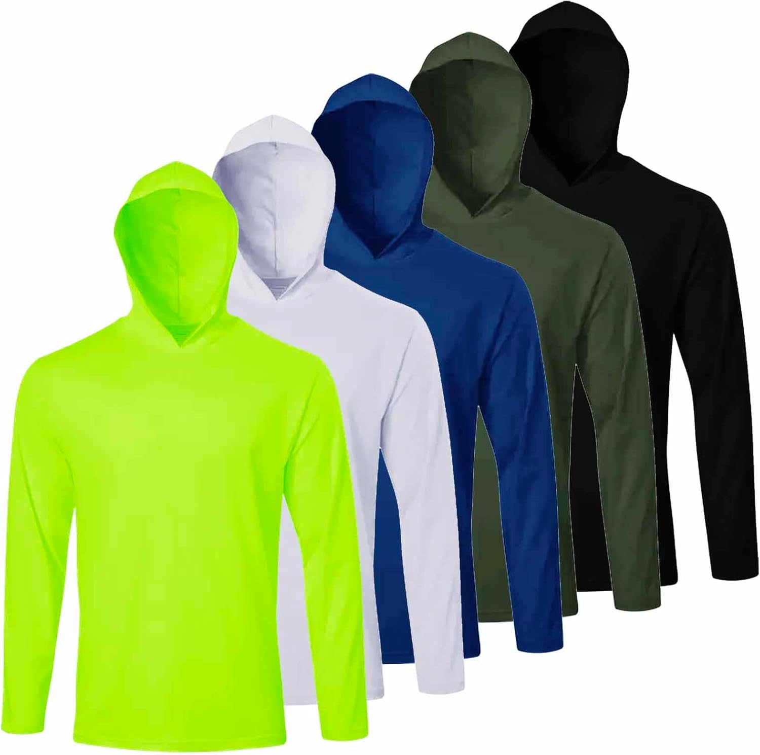 LeeHanTon Men UPF 50+ Sun Protection Hoodie for Activewear