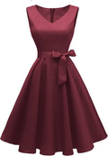 Dressever Women's 50s 60s Vintage Sleeveless Cocktail Dress is