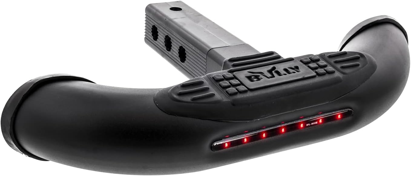 Bully BBS-1104L Black Bull Series Steel Truck LED Brake Light Step