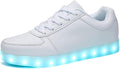 LED Sports Sneakers for Men - SANYES USB Charging Light Up Shoes