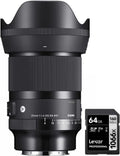 Sigma 35mm F1.4 DG DN Art Lens for Sony E-Mount - Bright Prime
