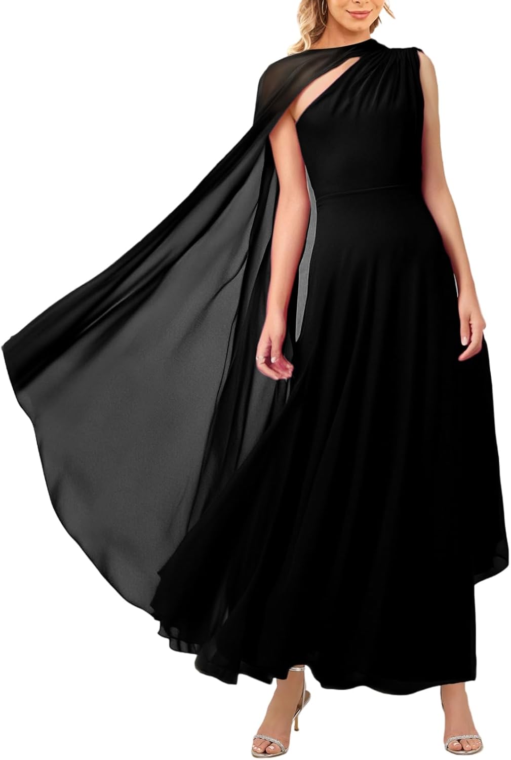 Elegant Evening Gowns for Women - Flowy Aline Maxi Dress