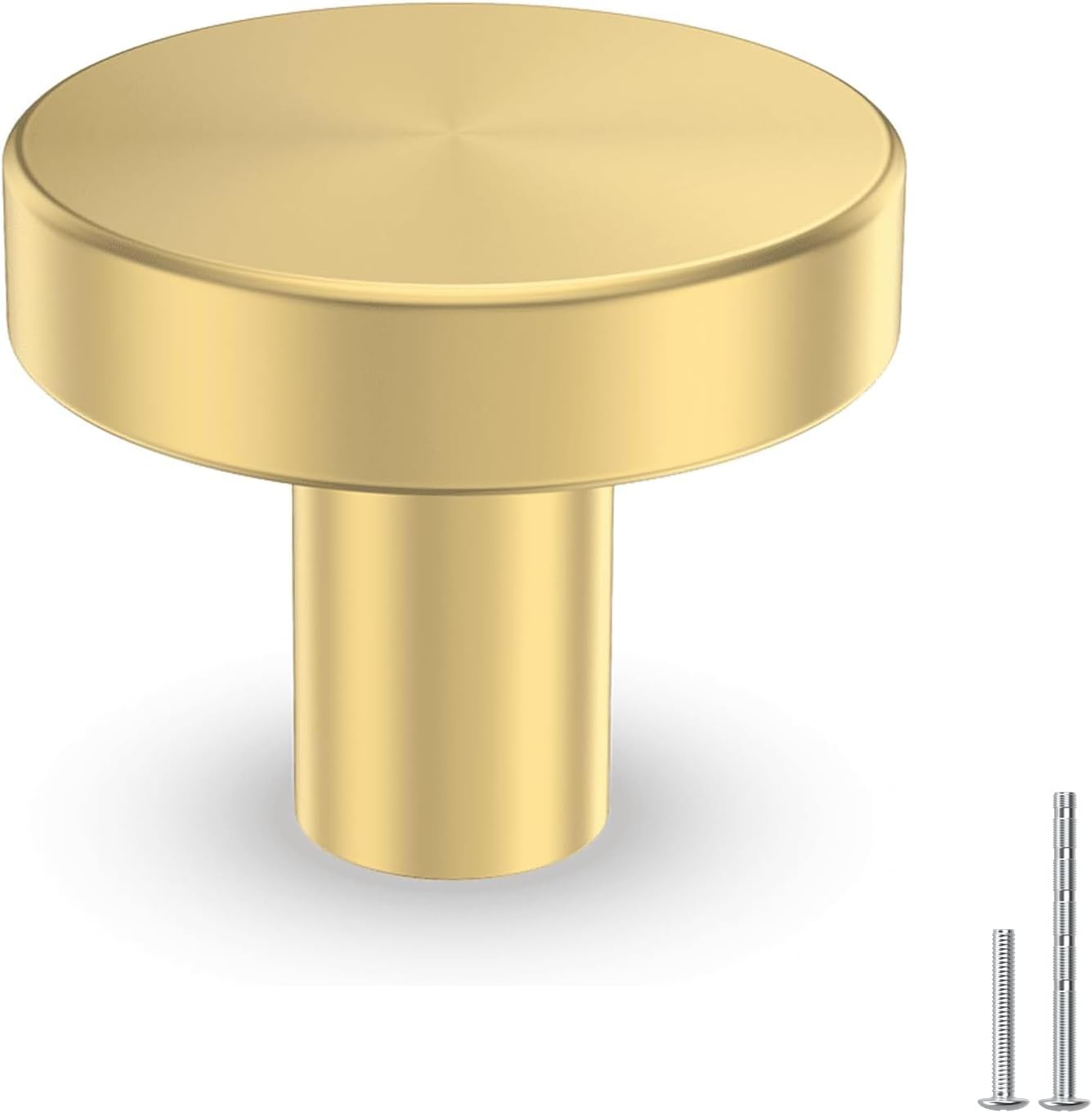 Gold Cabinet Knobs for Kitchen Drawers - 50 Pack Durable Design