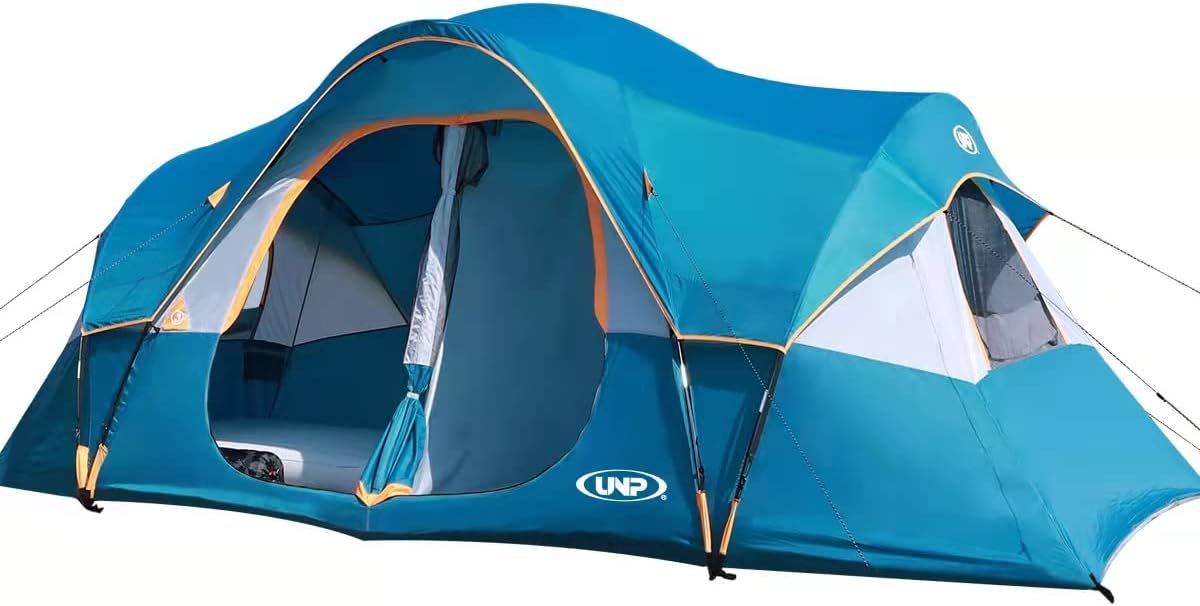 UNP 10-Person Family Tent: Spacious, Waterproof, Easy Setup