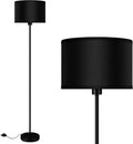 Modern Floor Lamps for Living Room with Black Lamp Shades