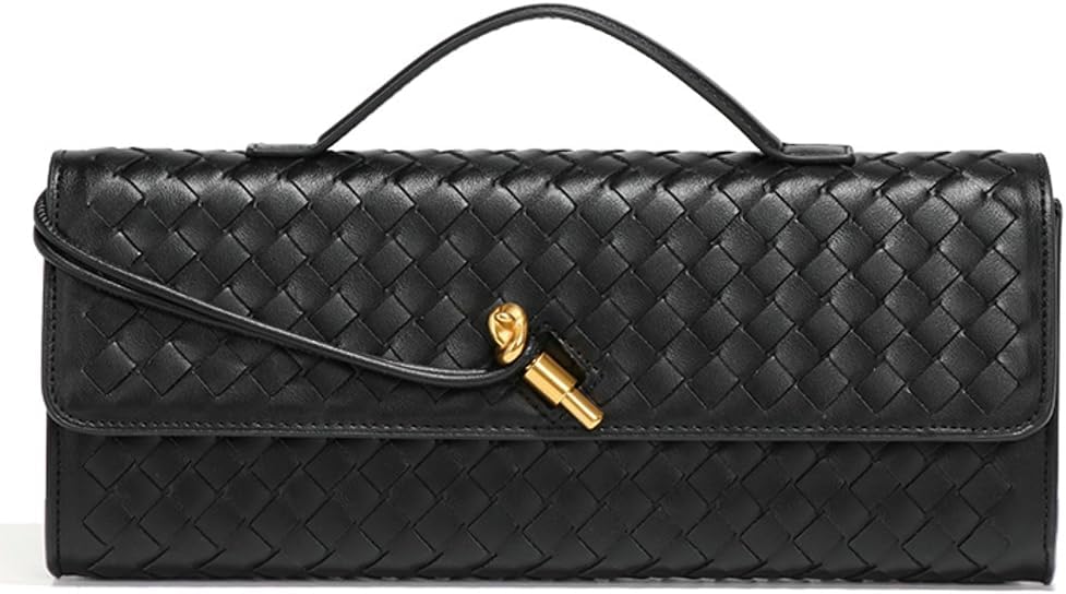 Trendy Woven Evening Clutch Purses for Women - Cute Satchels