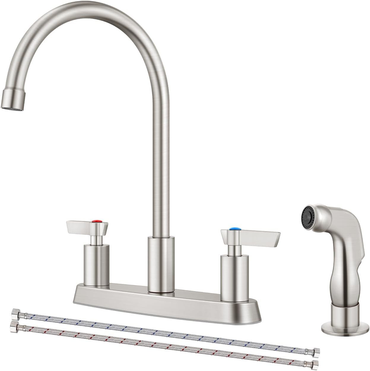 Kitchen Faucet with Sprayer for Easy Cleaning and Convenience