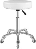 Rolling Stool with Wheels Adjustable Swivel Hydraulic Stool - Thick
