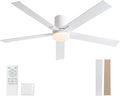 60 Inch Ceiling Fans with Lights and Remote - Low Profile Modern
