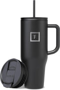 IRON FLASK Co-Pilot Insulated Mug 40 Oz - Travel Cup Holder Fit