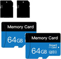 High-Performance 2-Pack 64GB Micro SD Cards for Devices