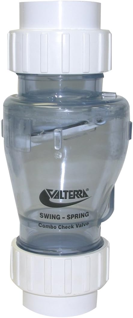 Valterra 200-CU20 PVC Swing/Spring Check Valve for Durability