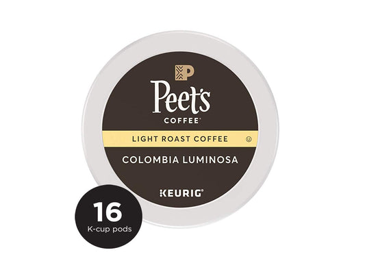 Peet's Colombia Luminosa K-Cups: Mild & Bright Blend