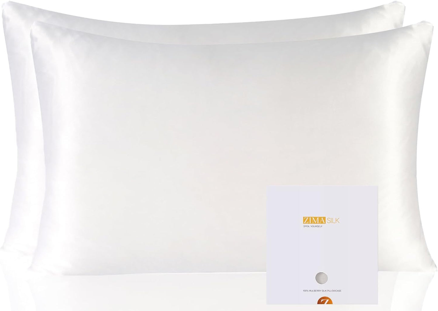 ZIMASILK 100% Pure Mulberry Silk Pillowcase for Luxurious Sleep