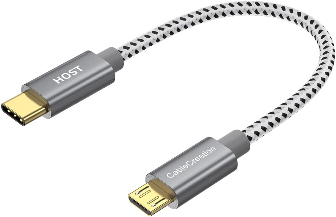 Fast Data Transfer: CableCreation Micro USB to USB C Cable