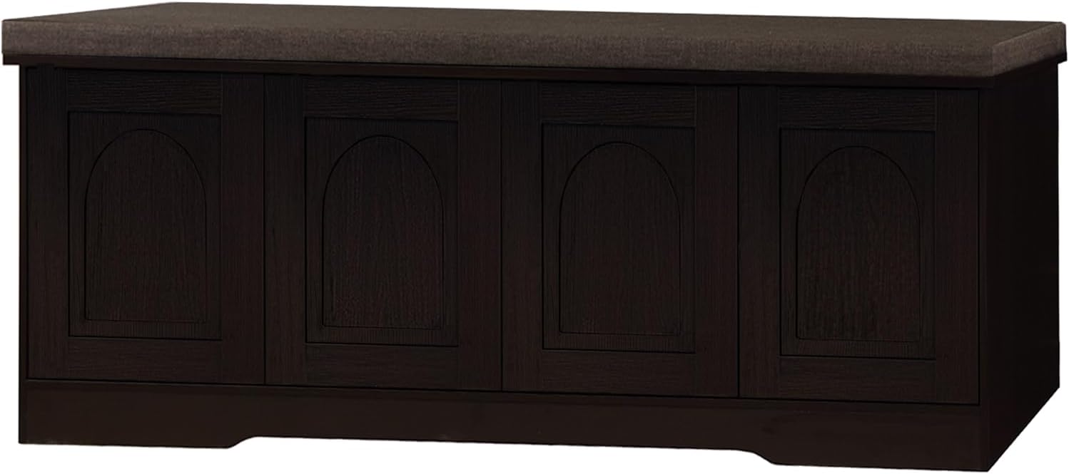 DINZI LVJ Shoe Bench: Stylish Entryway Storage Solution
