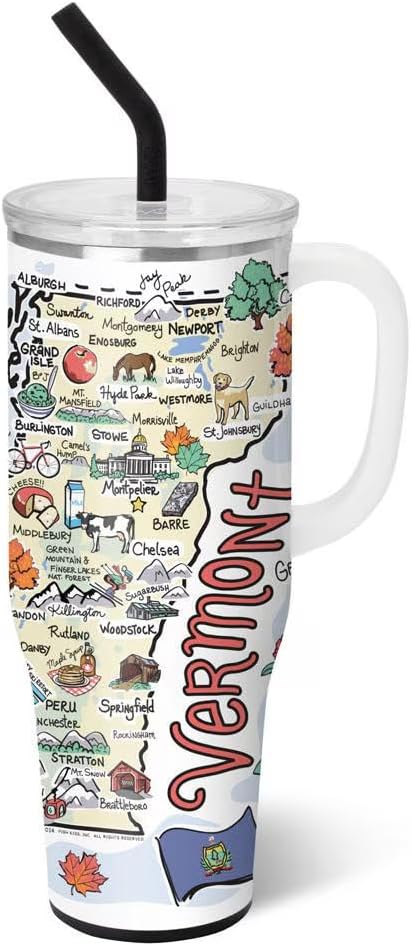 Swig Life 40oz Mega Mug: Insulated Tumbler with Handle & Straw
