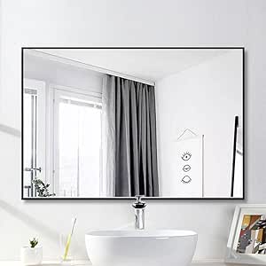 NeuType 36x24 Wall Mounted Mirror for Bathroom and Living Room