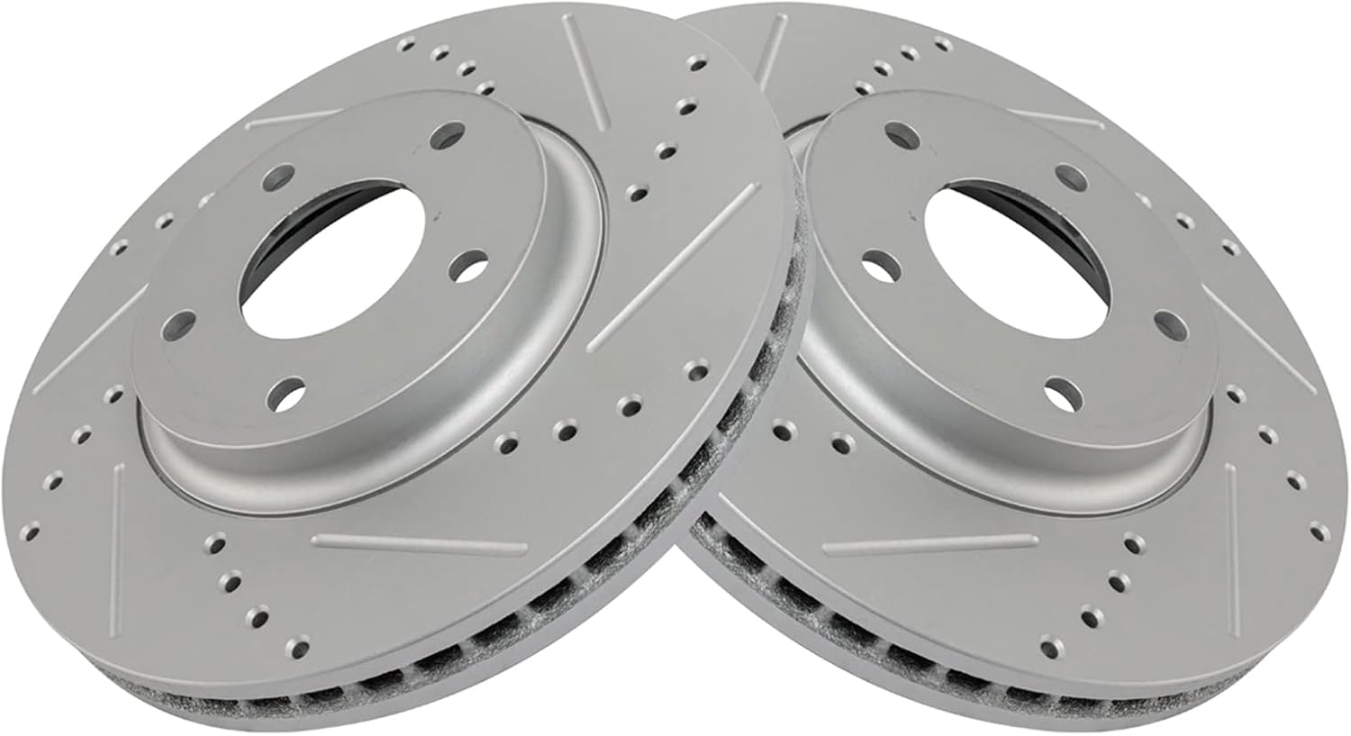 TRQ Front Performance Brake Rotors Set for INFINITI & Nissan