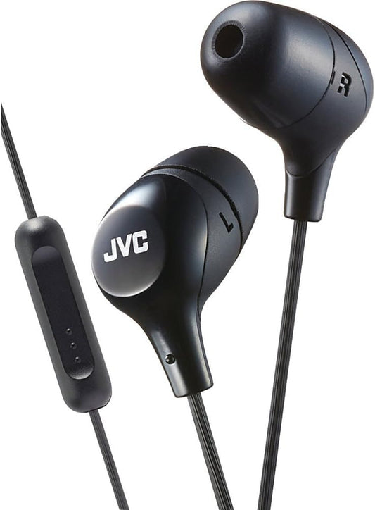 JVC Memory Foam Earbud with Mic - Enhanced Comfort & Sound