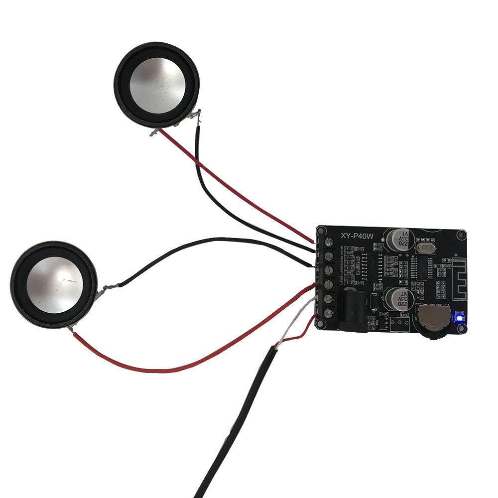 Compact Bluetooth Amp Board 20W - 40W w/ Case