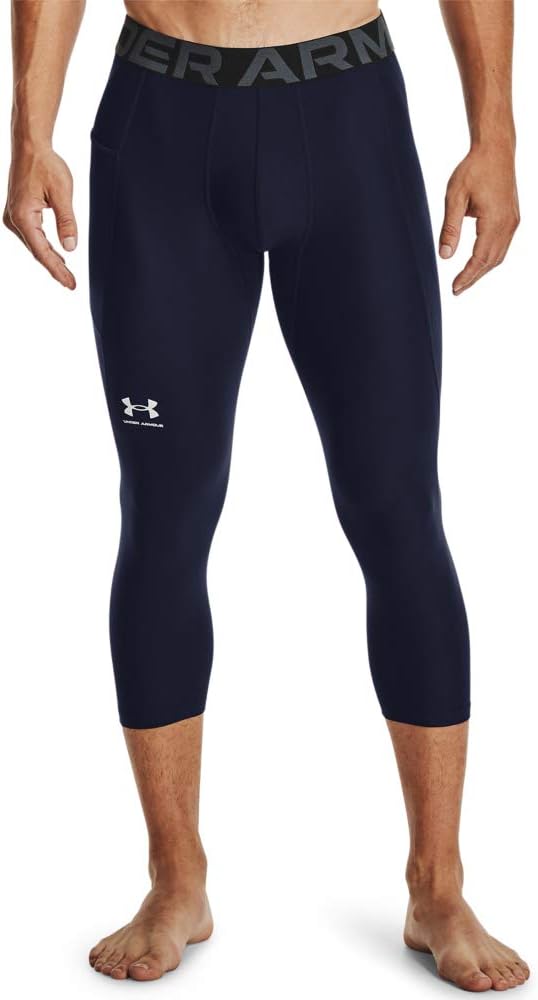 Under Armour Mens HeatGear Armour 3/4 Leggings for Comfort