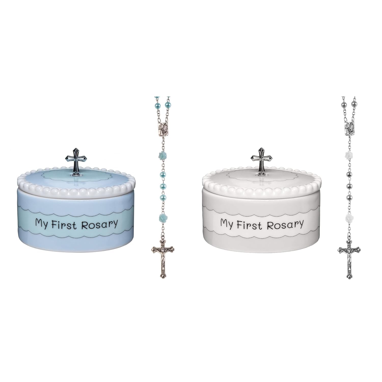 My First Rosary and Keepsake Box Set for Baptism Gifts