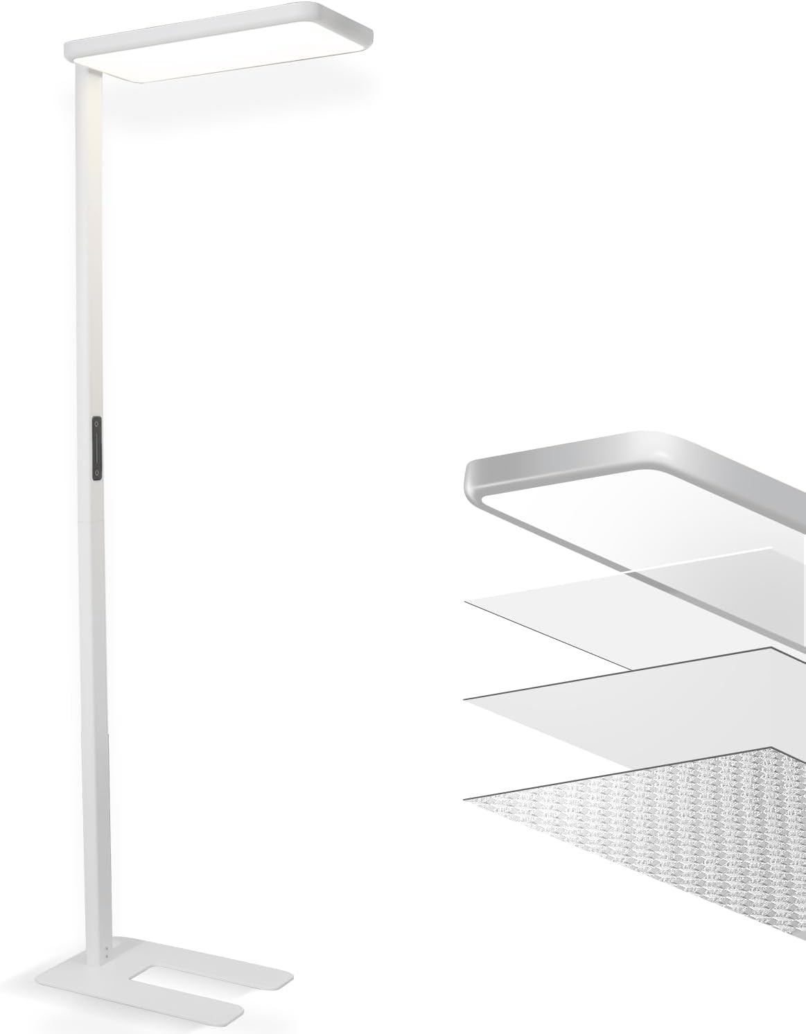 ShineMuse 78 Tall Full Spectrum Floor Lamp