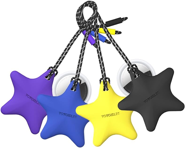 Stylish Star-Shaped AirTag Case Holder for Your Essentials