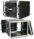 Stackable 17 in Depth 19 in ABS Rack Flight Case (8U) - Secure