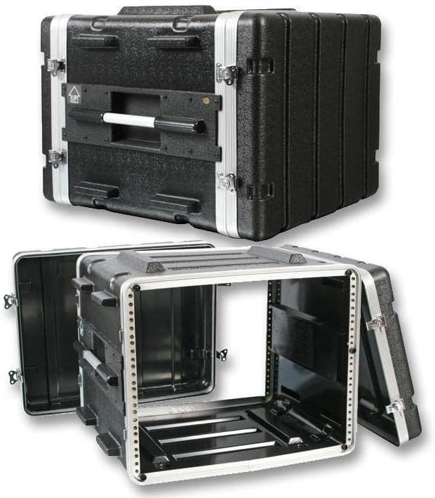 Stackable 17 Depth 19 ABS Rack Flight Case for 8U Equipment