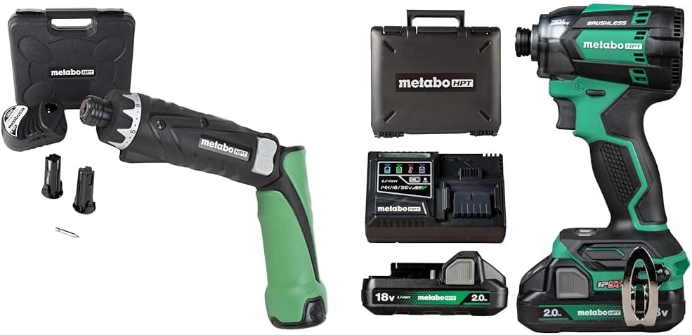Metabo HPT Cordless Screwdriver & Impact Driver Bundle