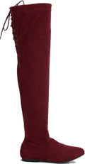 Nature Breeze Women's Vickie Hi Over-the-Knee Boots - Rubber Sole
