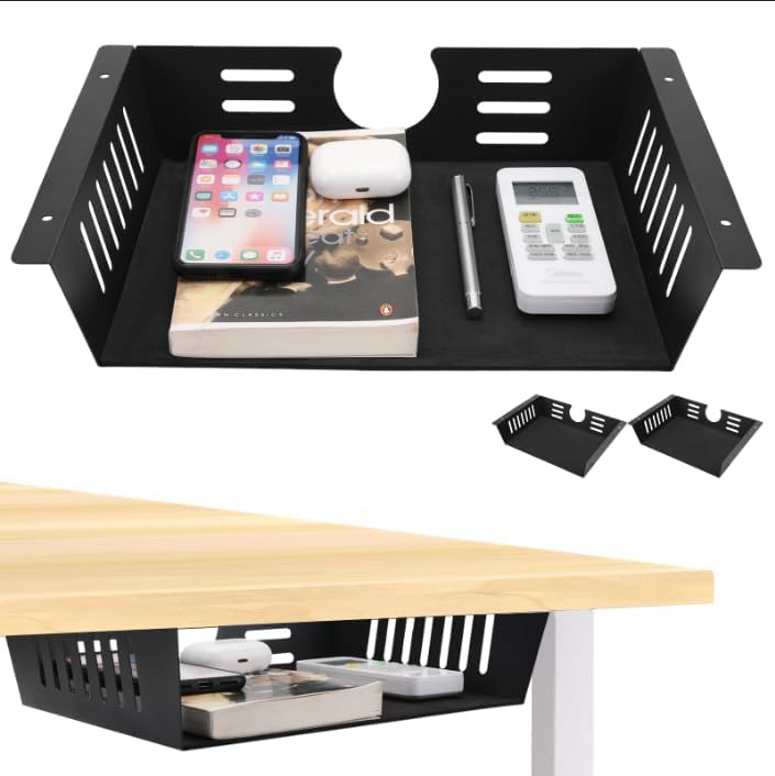 Neiteli Black Under Desk Organizer - Space Saver