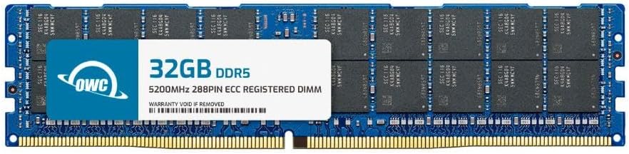 OWC 32GB DDR5 5200 ECC Registered RAM Module for Workstations