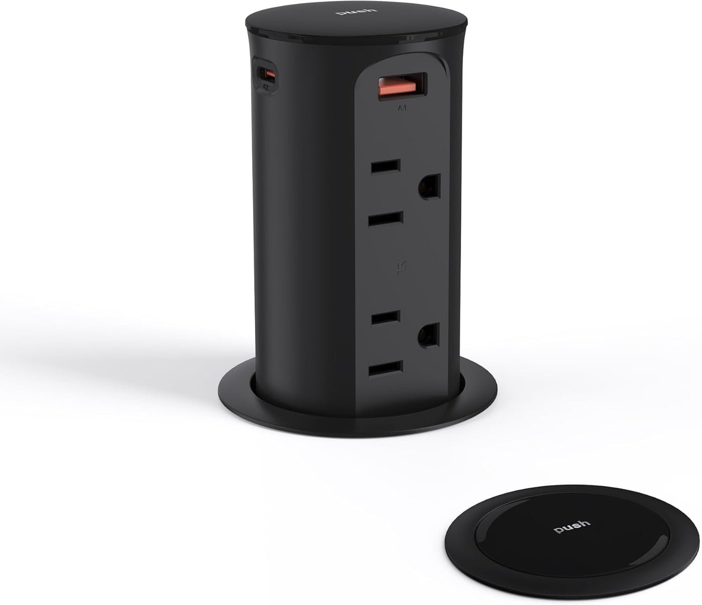 Pop Up Outlet for Countertop with 65W Fast Charging Ports