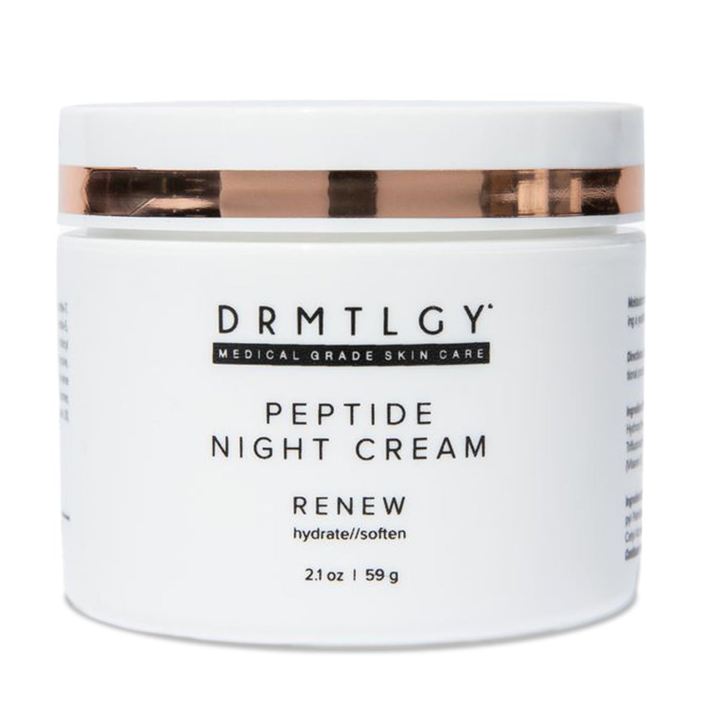 DRMTLGY Peptide Night Cream for Hydration and Anti-Aging