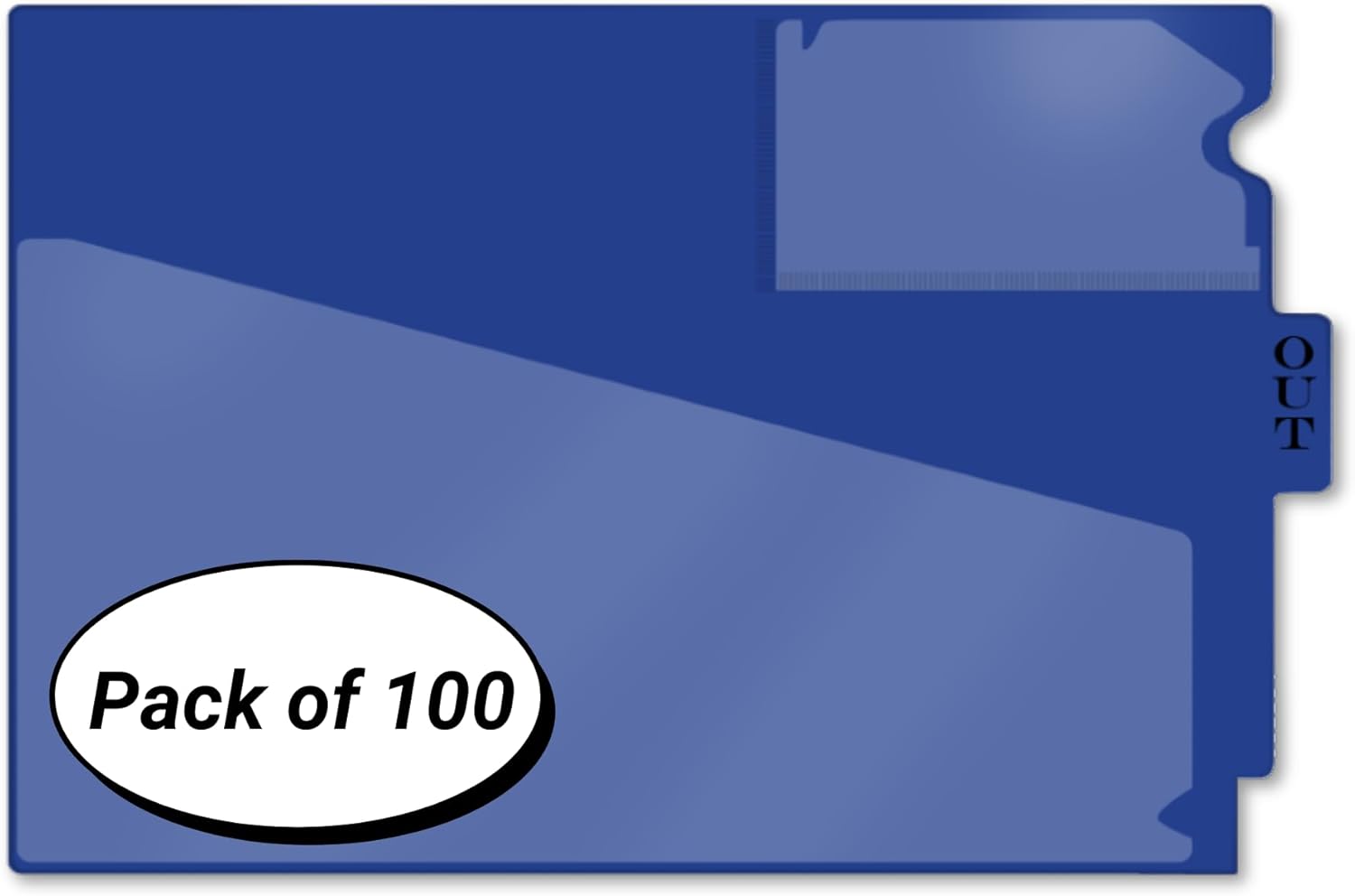 Center Tab Vinyl Out Guides for Organized Filing Systems