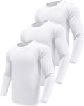 Men's Performance Long Sleeve T-Shirts 1, 3 or 5 Pack - UPF 50