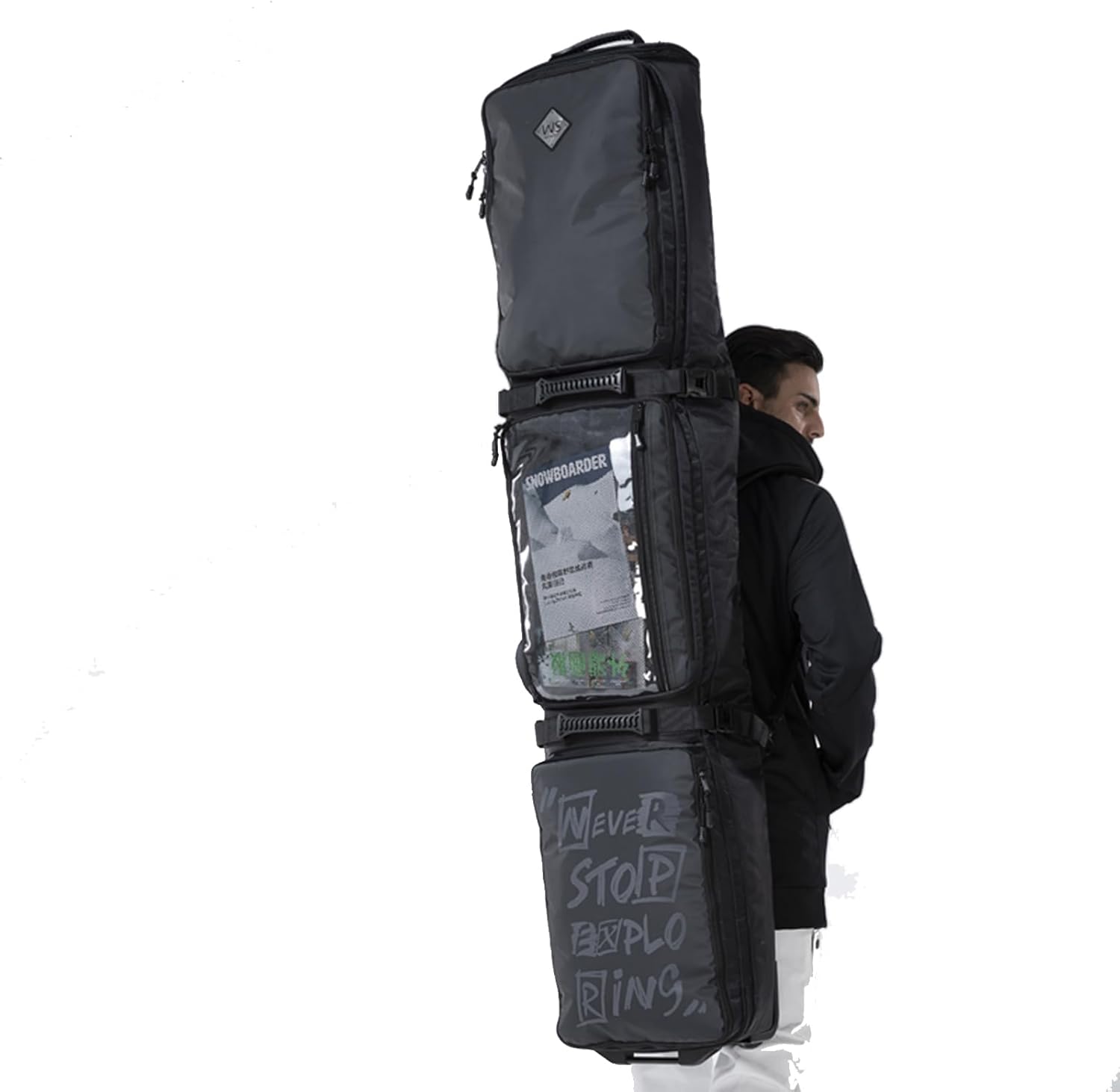 Travel with Ease: Waterproof Ski Bag for 2 Sets of Skis