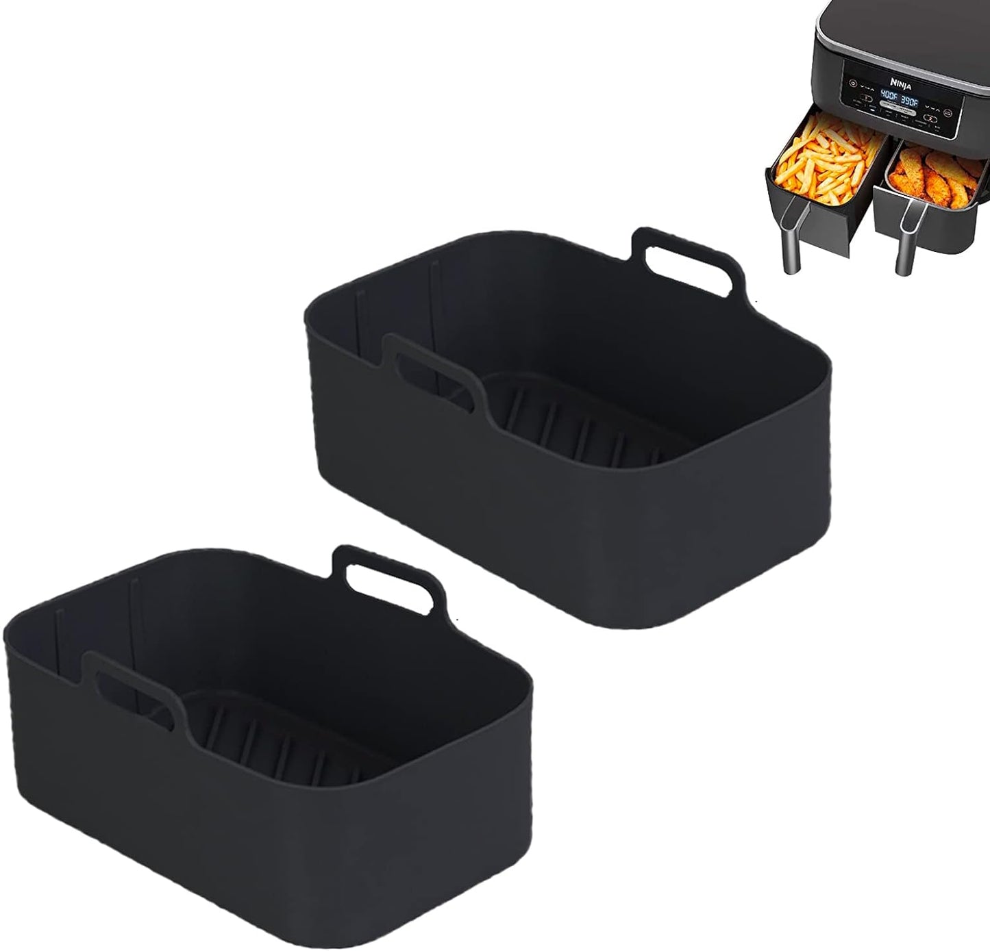 Reusable Silicone Pot Set for Ninja Foodi Air Fryer - Crisp with ease!
