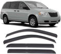Tape-On Rain Guard 4-Piece for 08-18 Dodge Grand Caravan - Smoke