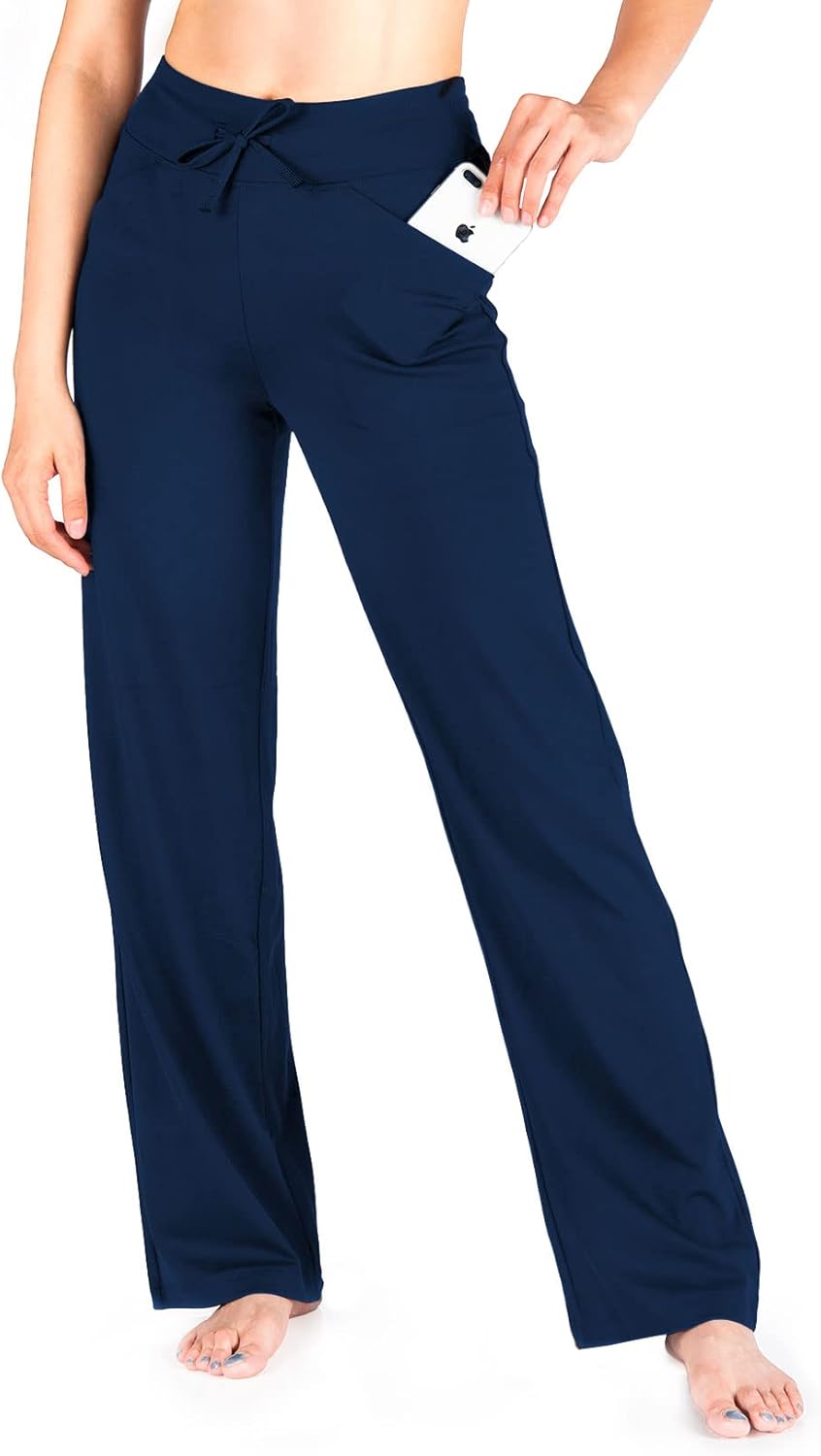 Yogipace Women's Straight Leg Loose Fit Yoga Pants for All Sizes